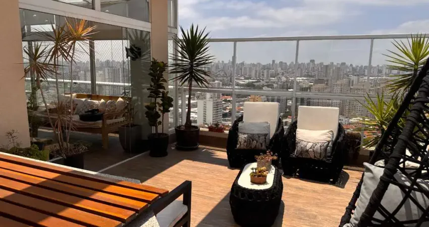 Cobertura para venda em cambuci com 3 quartos, sendo 3 suítes , 216m²