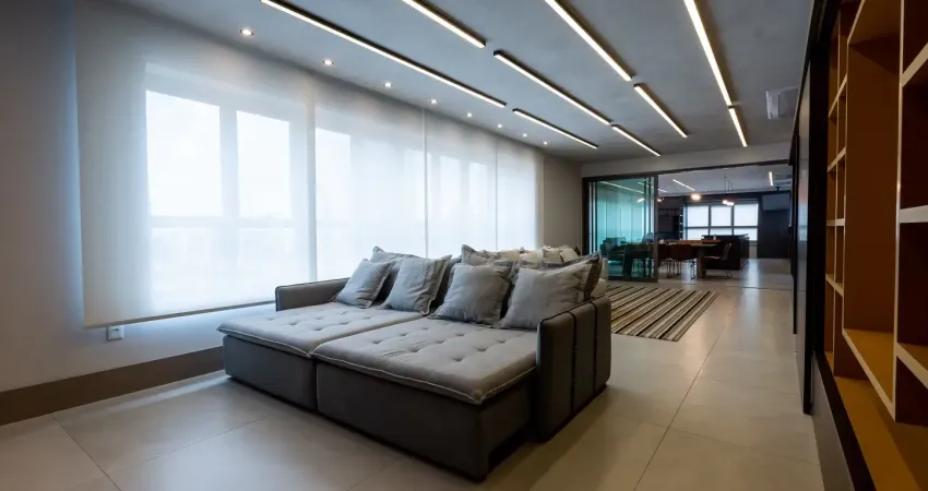 Apartamento mobiliado de alto padrão com 337m² com 04 suítes e 05 vagas - tatuapé - sp.