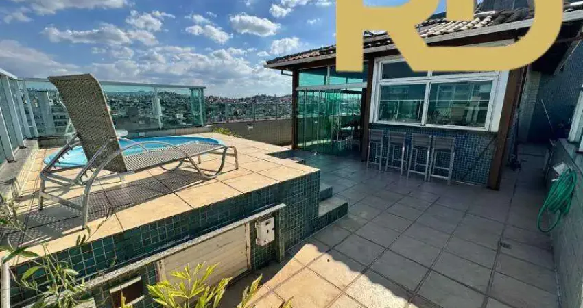 Cobertura à venda, 4 quartos, 1 suíte, 4 vagas, nova floresta - belo horizonte/mg