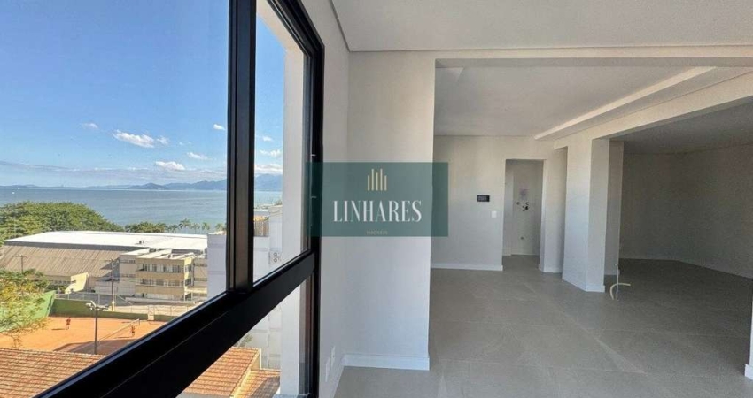 Apartamento 3 dormitórios com suíte, vista mar em Coqueiros, Florianópolis/SC