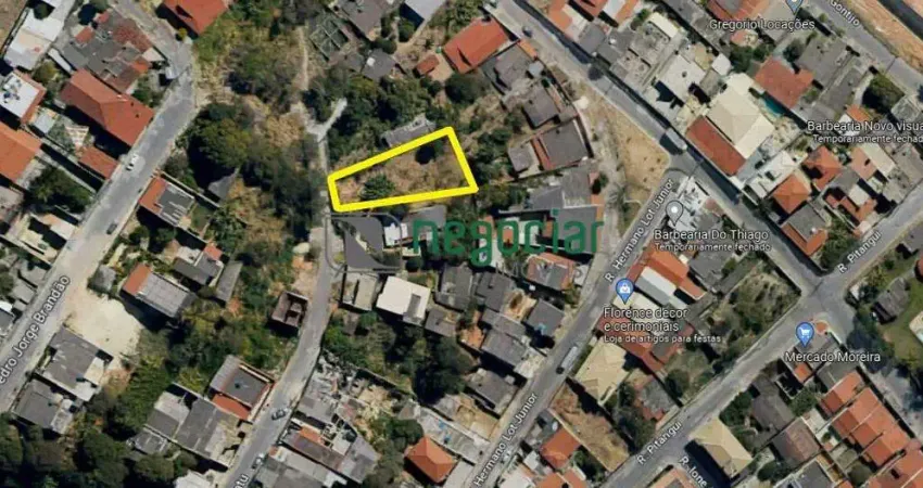 Terreno à venda na Rua Paracatu, Bom Retiro, Betim