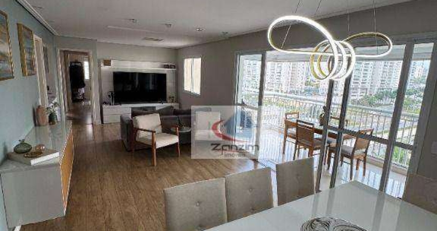 Apartamento com 3 dormitórios para alugar, 127 m² por R$ 9.062,88/mês - Centro - São Bernardo do Campo/SP