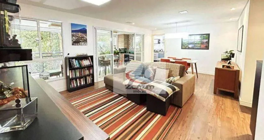 Apartamento com 3 dormitórios à venda, 132 m² por r$ 1.700.000 - bosque da saúde - são paulo/sp