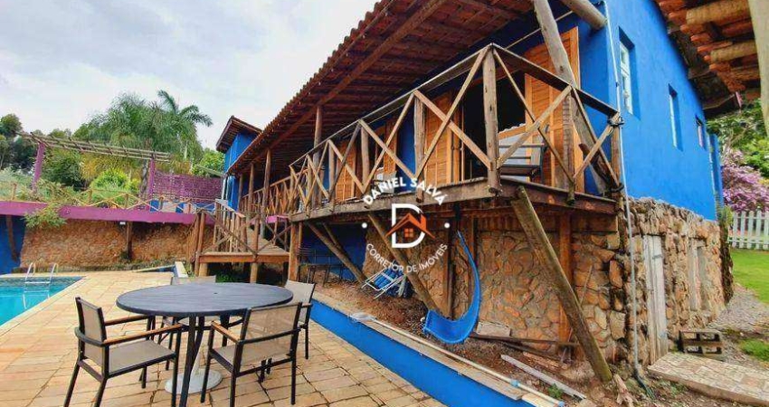 Chácara com 3 dormitórios à venda, 1000 m² por R$ 1.080.000,00 - Condomínio Portal das Rosas - Atibaia/SP
