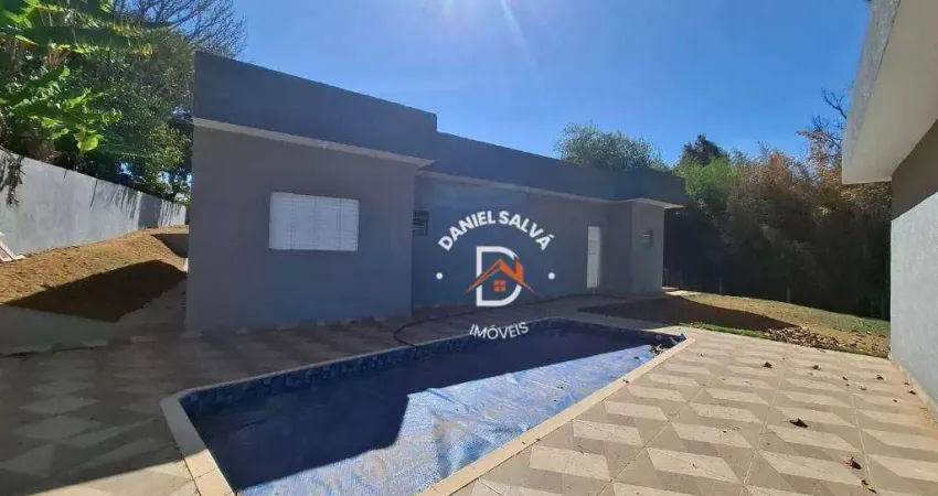 Chácara à venda em atibaia com 3 dormitórios sendo 1 suíte, 1250 m² por r$ 650.000  - atibaia/sp