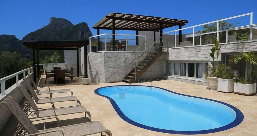 Cobertura com 4 dormitórios à venda, 543 m² por R$ 4.200.000,00 - Barra da Tijuca - Rio de Janeiro/RJ