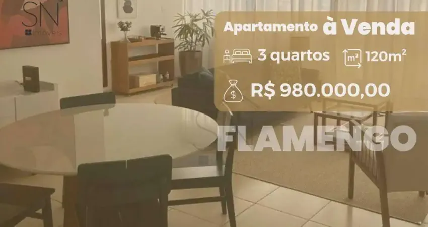 Apartamento com 3 dormitórios à venda, 120 m² por R$ 980.000,00 - Flamengo - Rio de Janeiro/RJ