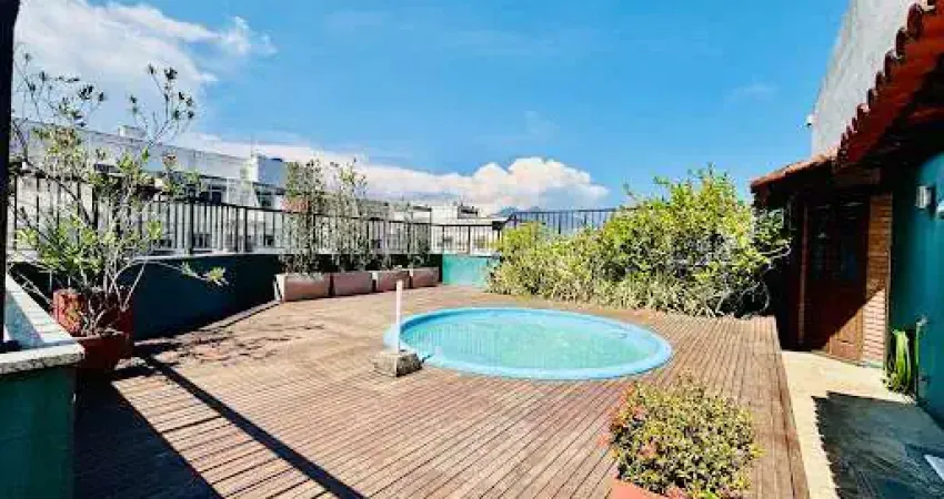 Cobertura com 5 dormitórios à venda, 318 m² por r$ 1.980.000,00 - barra da tijuca - rio de janeiro/rj