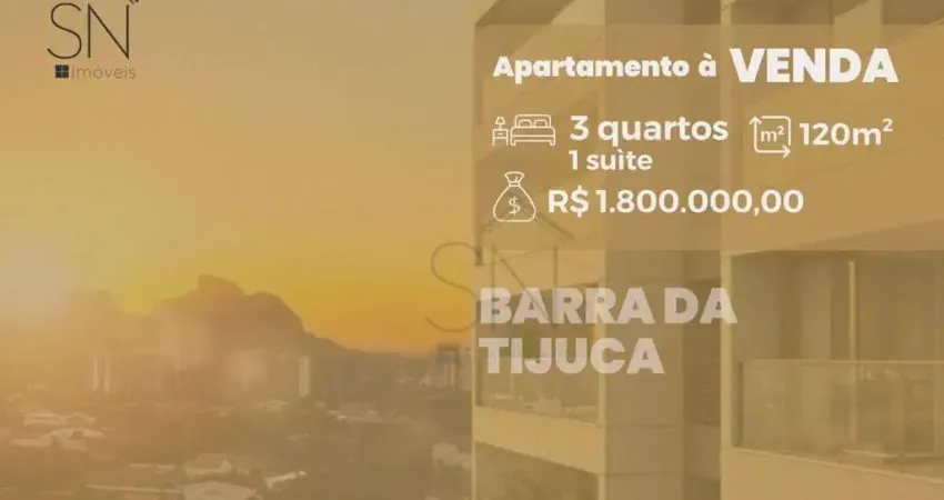 Apartamento com 3 dormitórios à venda, 120 m² por R$ 1.800.000,00 - Barra da Tijuca - Rio de Janeiro/RJ