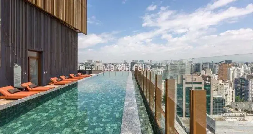 D'oru Vila Nova Conceição Apartamento Stúdio novo com varanda e 26 m² na Vila Nova Conceição
