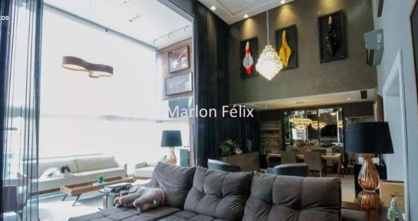 Apartamento com pé direito duplo no living e varanda 4 suítes e 4 vagas 213 metros quadrados na Vila Mariana