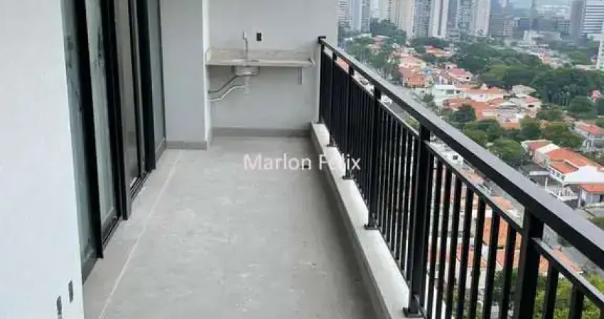 Apartamento novo 68 m² 2 quartos 1 suíte varandão no Brooklin - São Paulo - SP