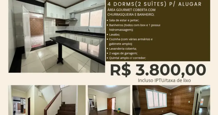 Alugo sobrado individual, Polvilho, Cajamar, 4 dorms, 2 suítes, sacada, área gourmet,  2 vagas cobertas e muito mais, confiram: