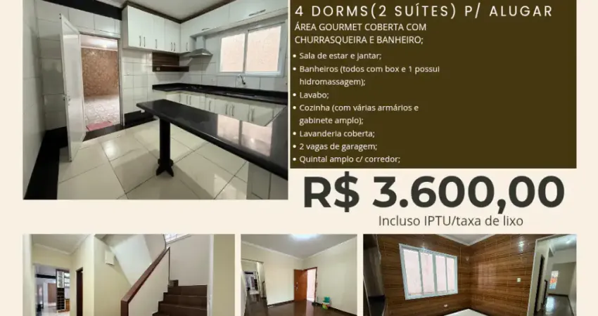 Alugo sobrado individual, Polvilho, Cajamar, 4 dorms, 2 suítes, sacada, área gourmet,  2 vagas cobertas e muito mais, confiram: