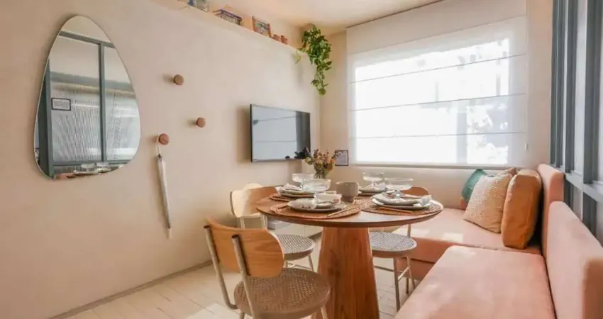 Apartamento à venda em são paulo, barra funda, com 2 quartos, 33m²
