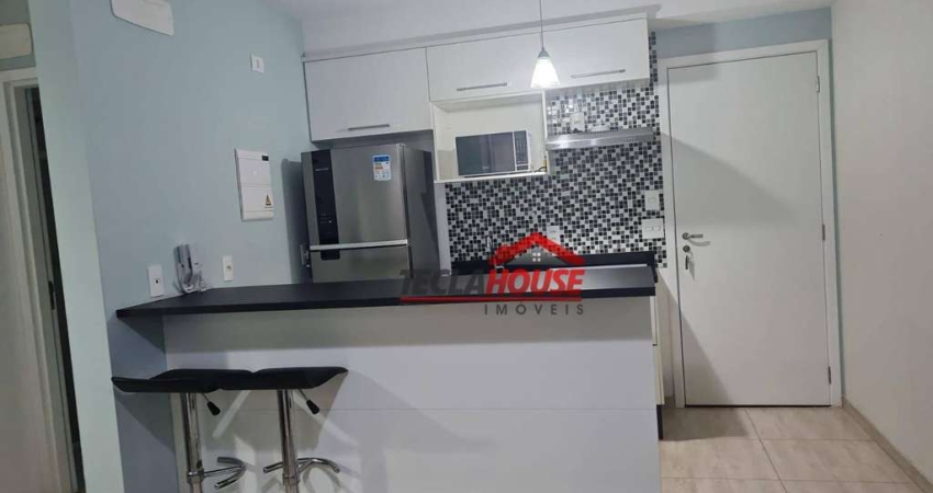 Apartamento com 1 dormitório para alugar, 38 m² por R$ 3.000,00/mês - Jardim Flor da Montanha - Guarulhos/SP