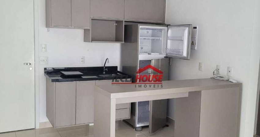 Studio Cidade Maia com 1 suíte mobiliado locação, 38 m² por R$ 3.000/mês - Jardim Flor da Montanha - Guarulhos/SP