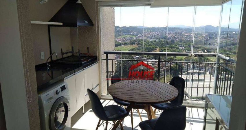 Apartamento com 1 dormitório para alugar, 38 m² por R$ 3.500,00/mês - Jardim Flor da Montanha - Guarulhos/SP