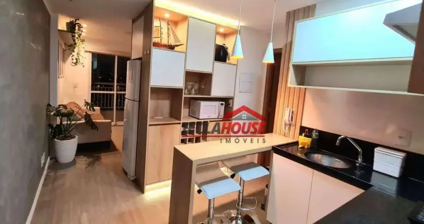 Flat com 1 dormitório à venda, 37 m² por R$ 390.000,00 - Picanço - Guarulhos/SP