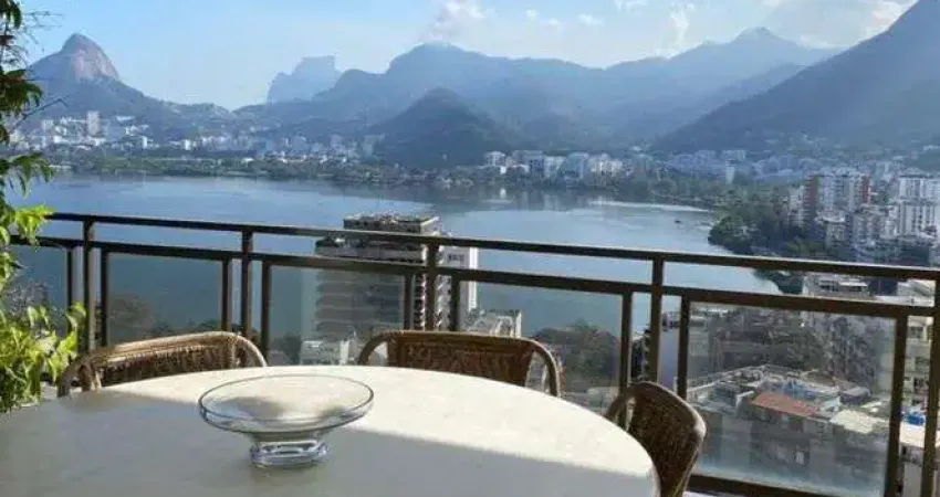 Apartamento para venda com 360 metros quadrados com 4 quartos em Lagoa - Rio de Janeiro - RJ