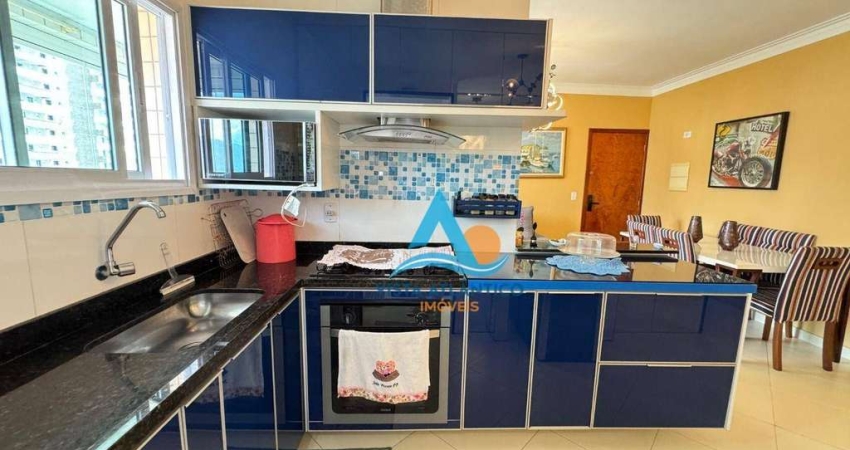 Apartamento com 2 dormitórios à venda, 78 m² por R$ 550.000,00 - Caiçara - Praia Grande/SP