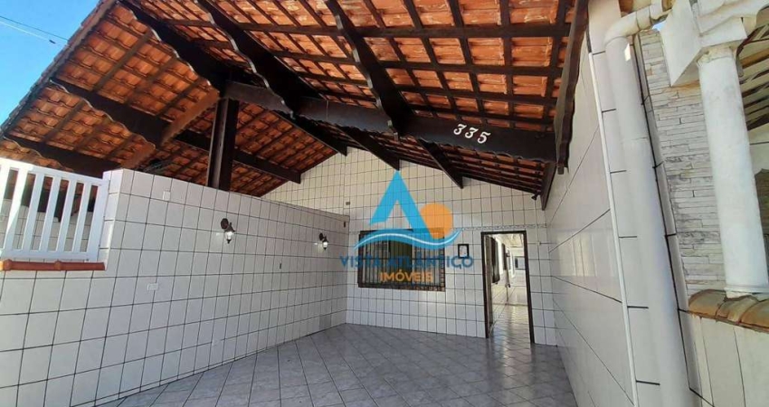 Casa com 1 dormitório e edícula à venda por R$ 350.000 - Solemar - Praia Grande/SP