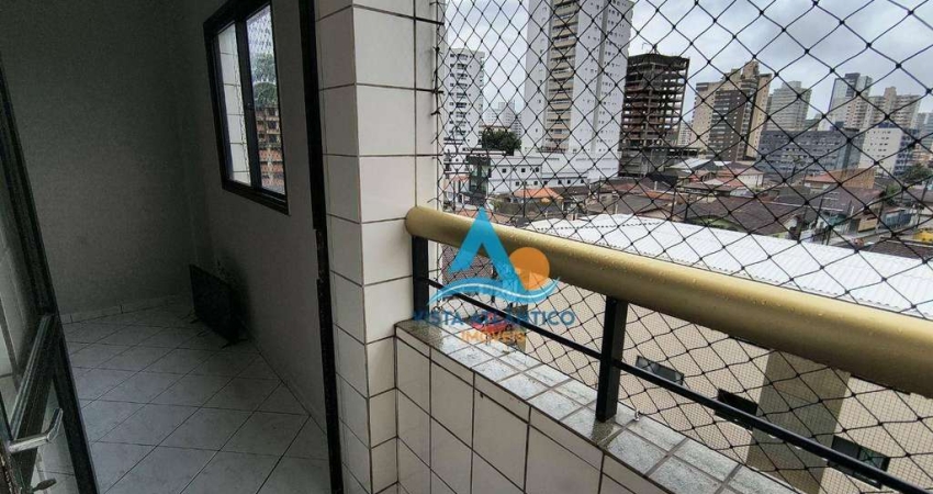 Apartamento com 2 dormitórios à venda, 77 m² por R$ 375.000 - Aviação - Praia Grande/SP