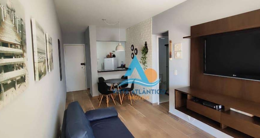 Apartamento com 2 dormitórios, sacada vista mar, à venda, 63 m² por R$ 350.000 - Aviação - Praia Grande/SP