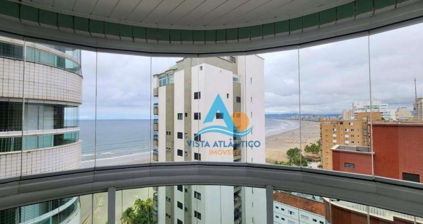 Apartamento com 3 dormitórios à venda, 137 m² por R$ 1.180.000,00 - Canto do Forte - Praia Grande/SP