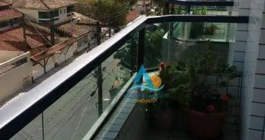 Apartamento com 2 dormitórios à venda, 70 m² por r$ 320.000,00 - tupi - praia grande/sp