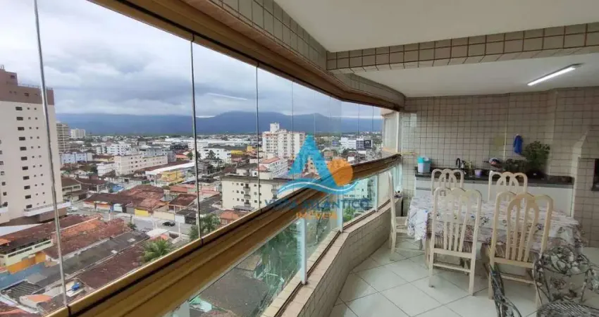 Apartamento com 3 dormitórios à venda, 115 m² por r$ 750.000 - aviação - praia grande/sp