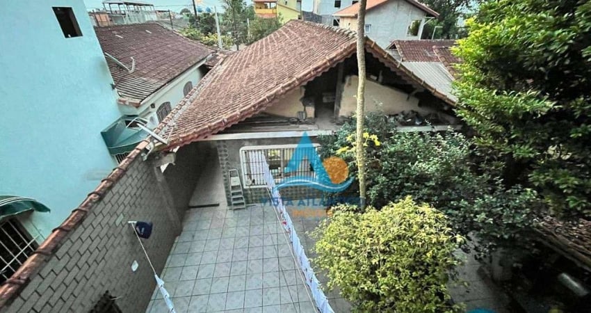 Casa com edícula sobrado , com 3 dormitórios à venda, 250 m² por r$ 650.000 - vila antártica - praia grande/sp