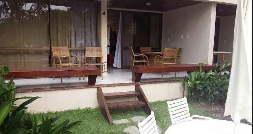 Flat à venda com 60m², Decorado, Varanda, 2 dormitórios sendo 1 suíte, Porto de Galinhas, Ipojuca,