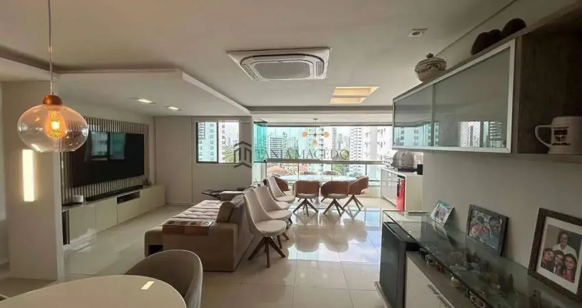 Apartamento à venda, 125m² 3 dormitórios sendo 2 suites, com lazer, próximo ao parque das graças, r