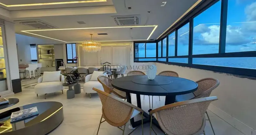 Cobertura à venda ou locação, na av boa viagem mobiliada e decorada, projeto da arquiteta diana ca