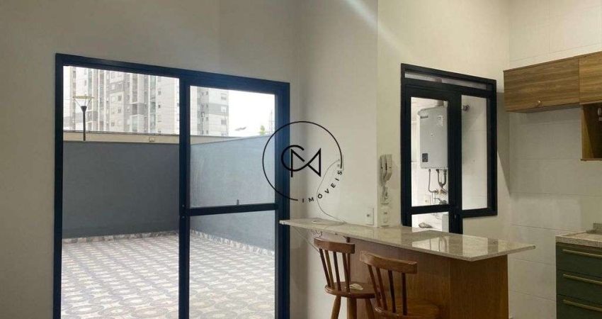 Apartamento Garden em condomínio Clube com 1 dormitório !