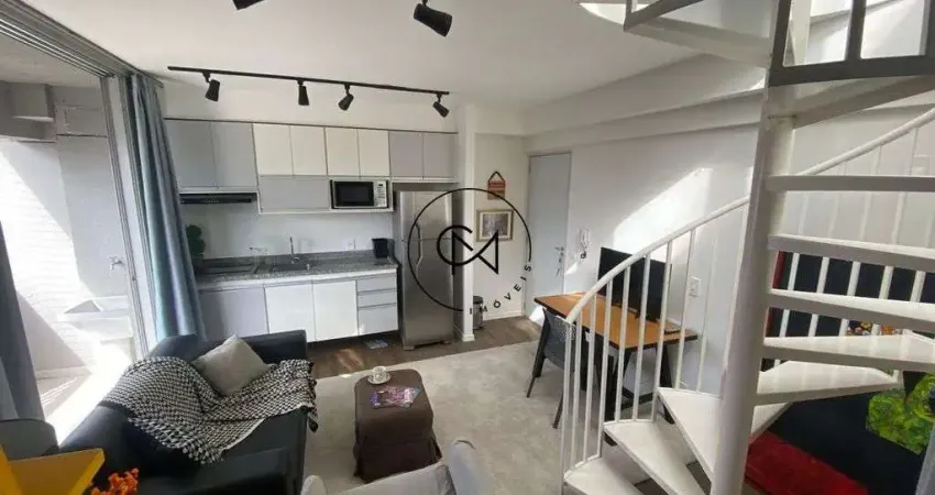 Cobertura duplex mobiliada para venda de 74mts Vila Madalena  ( Sumarezinho)- SP