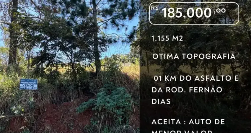 Terreno à venda no Chácaras Fernão Dias, Atibaia 