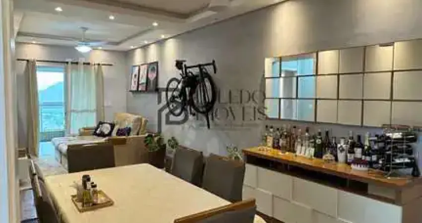 Apartamento de 2 dormitórios sendo 1 suíte porteira fechada no bairro canto do forte - praia grande