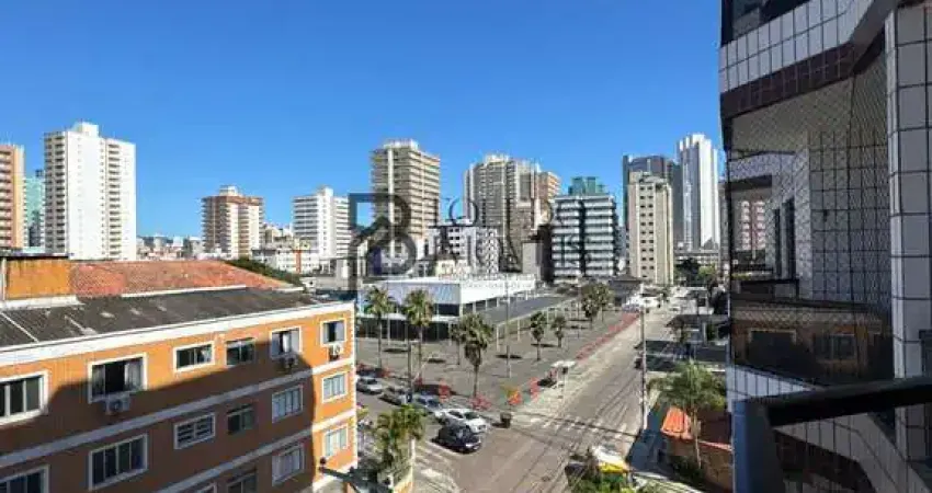 Apartamento 02 dormitórios sendo 01 suíte, frente rua sol da manha - boqueirão - praia grande