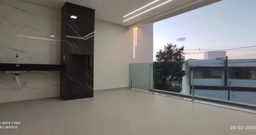 Casa bairro cidade nova. cód. k236, 3 qts/suite, clarabóia, sacada com área gourmet, 2 vgs. região de ipatinga.