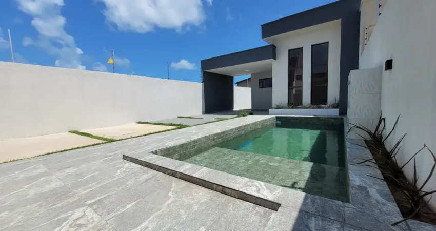 Belissima casa com 3 quartos em praia do amor- jacumã-conde-pb