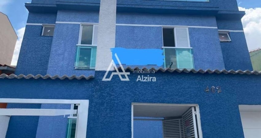 Cobertura com 2 dormitórios para alugar, 109 m² por R$ 2.200,00/mês - Vila Linda - Santo André/SP