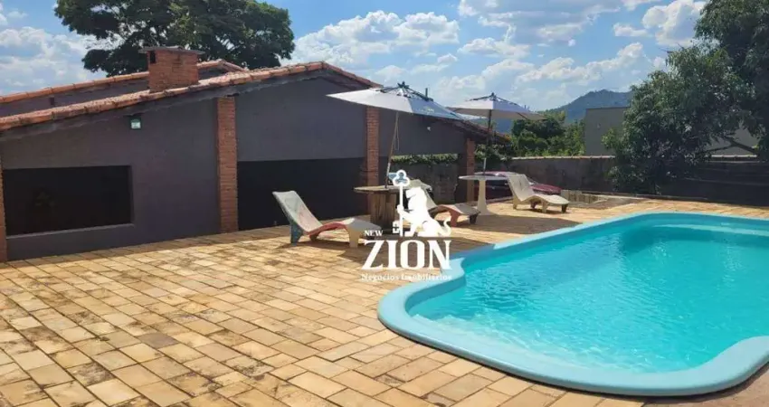 Chácara com 3 dormitórios à venda, 1000 m² por r$ 750.000 - chacara fernao dias - atibaia/sp