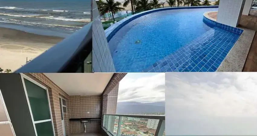Apartamento em prédio frente ao mar em Praia Grande