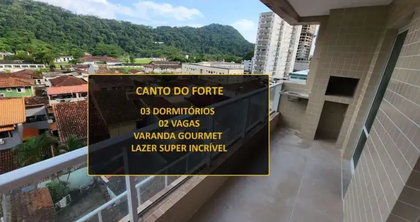 Apartamento com 3 dorms, canto do forte, praia grande - r$ 640 mil, cod: 6913