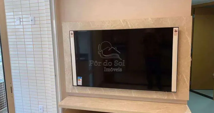 Apartamento residencial à venda, canto do forte, praia grande - ap0843.