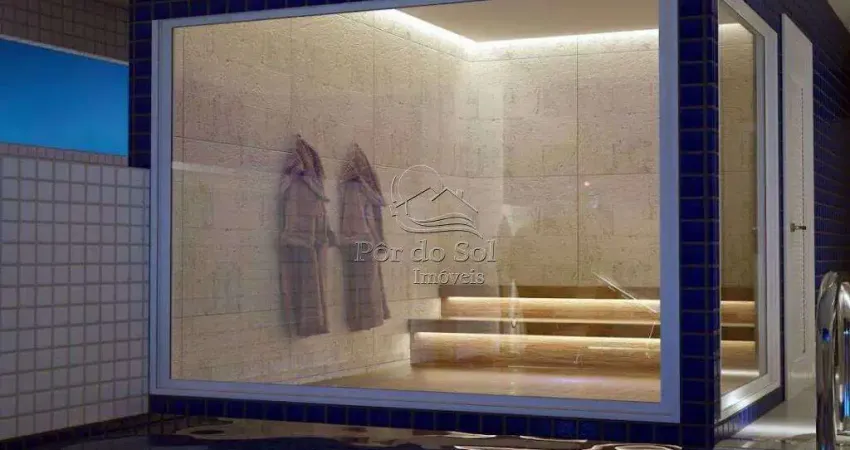 Apartamento com 2 dormitórios à venda, 91 m² por r$ 600.000,00 - guilhermina - praia grande/sp