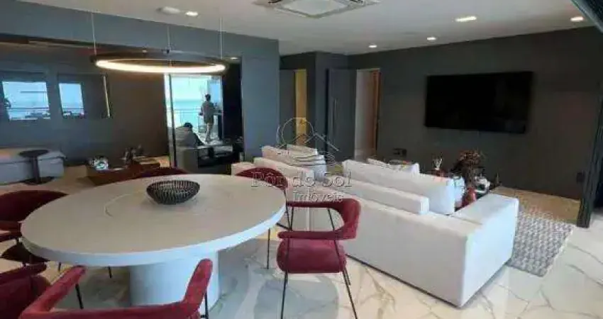 Apartamento com 4 dormitórios à venda, 250 m² por r$ 4.200.000 - canto do forte - praia grande/sp