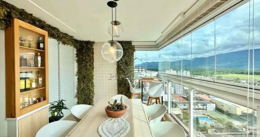 Apartamento com 2 dormitórios à venda, 88 m² por r$ 650.000,00 - caiçara - praia grande/sp